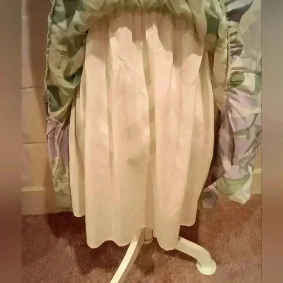 ASOS DESIGN Halter Tiered Voile Mini Dress With Tie Back Detail SIZE 4 - Picture 6 of 11